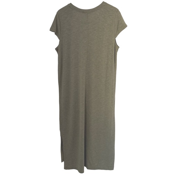NWT Jessica Simpson Loden Green Midi T-Shirt Dress Size XXL - Picture 6 of 8